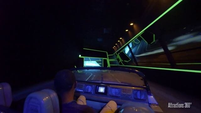 [4k] Test Track Ride  - Tron-like Attraction - Epcot - Walt Disney World