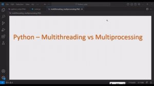 Python Interview questions - Difference between multithreading and multiprocessing