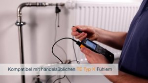 Differenz-Temperaturmessung mit dem digitalen 2-Kanal-Temperatur-Messgerät testo 922 (TE Typ K)