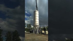 Демонтаж силоса на 60 тонн.