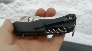 Накладки на нож Victorinox 111 мм из карбона