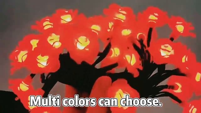 8 Flashing Modes Solar Rose String Light смотреть онлайн