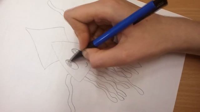Как нарисовать кальмара смотреть онлайн
