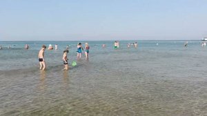 Анапа. Всё для комфортного отдыха! Пляж Джемете Джамайка. 22 августа 2023. 9 утра.