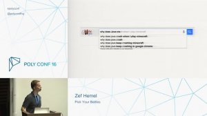 PolyConf 16: Pick Your Battles / Zef Hemel