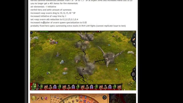 Reading patch notes | RC 15 Beta 7 & Beta 6 PVP Update | HOMM 5.5