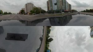 test GoPro Fusion 5K video in Dnipro (набережная от цирка до Победы 6)