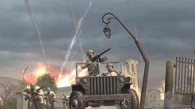 Битва за Сен - Ло. Город - крепость. Первое появление немецких, стальных монстров смотреть онлайн