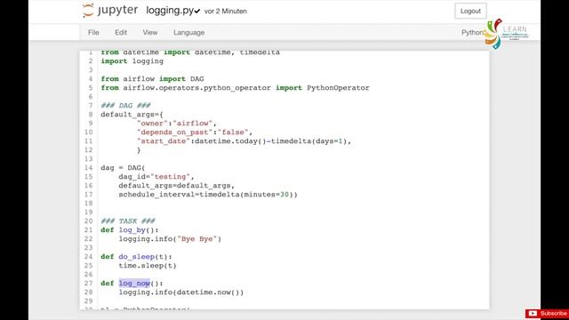 Jupyter Notebooks Automate Analysis DAG Creation Part 40 by LEARN смотреть онлайн