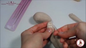 Пуговичное крепление. Подвижное крепление рук и ног куклы/Tilda4kids