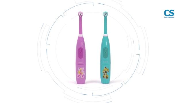 Электрическая зубная щетка CS Medica KIDS CS-463-G смотреть онлайн