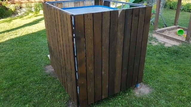 Купель из еврокуба своими руками.