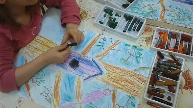 ЦРТ "АРТ АКЦЕНТ" Занятие по ИЗО Урок №3 смотреть онлайн