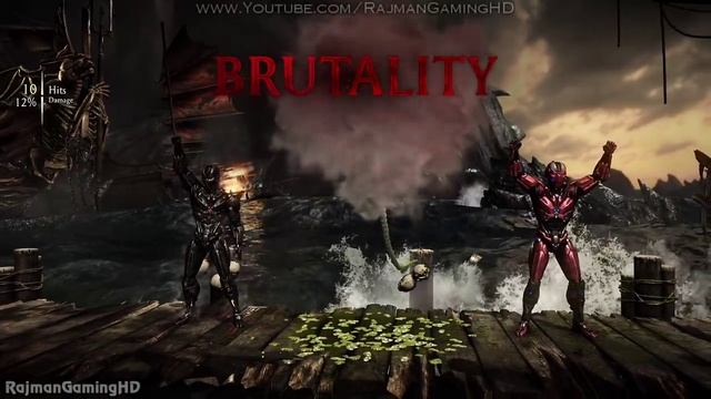 Mortal Kombat X - TRIBORG All Fatality Brutality X-ray & Ending Kombat Pack 2 @ 1080p HD ✔ смотреть онлайн