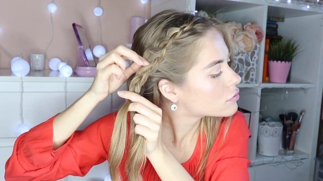 Быстрая Прическа с Косой на каждый день Для ТОНКИХ Волос ? Easy Updo For Thin Hair | Peinado Facil смотреть онлайн