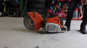 Démarrage découpeuse STIHL TS 700 a vendre