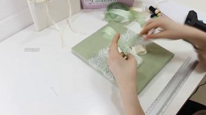 Декор книги для пожеланий на свадьбу своими руками, мастер-класс "Classic" Bow