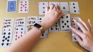 АСМР (ASMR) Карты. Пасьянс Косынка. Мистика! Таиственное исчезновение карты.