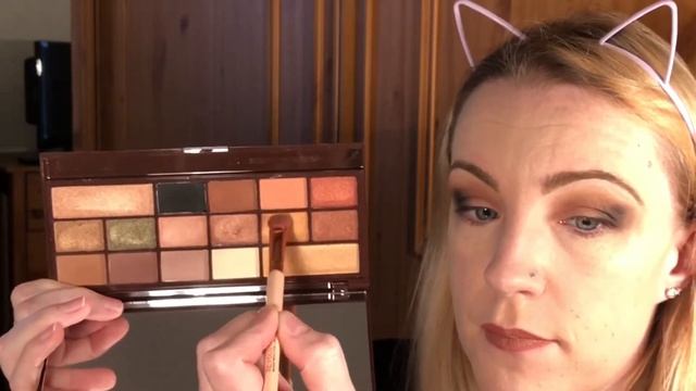 Eye look Using the new I heart makeup 24k gold eyeshadow palette смотреть онлайн