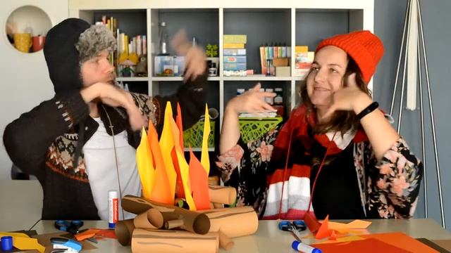 костёр - бумажная школа Игоры и Ноташи смотреть онлайн