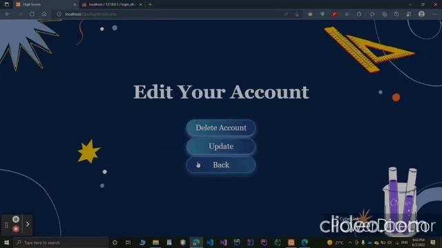 project web development html+css+databse mysql +php
