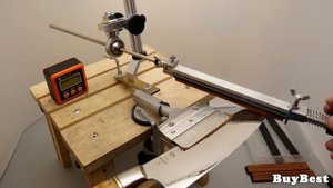 Бритвенная ЗАТОЧКА кухонного НОЖА VG10 на водных камнях с Алиэкспресс точилкой Ruixin Pro Rx-008 DI