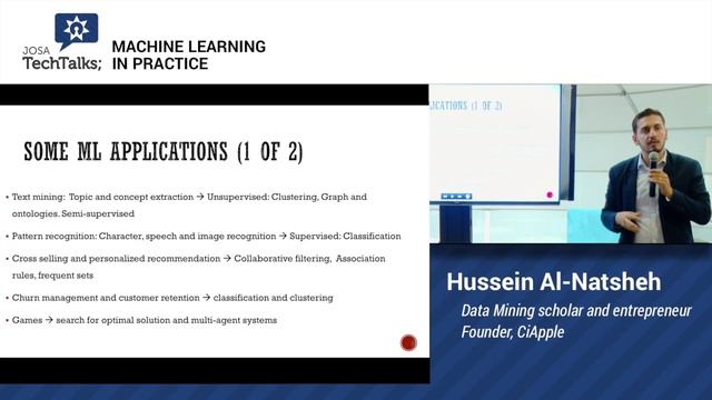 JOSA TechTalks - Machine Learning in Practice смотреть онлайн