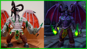 Как слепить Иллидана "Ярость бури" из WarCraft