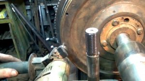 Как центровать корзину по маховику.