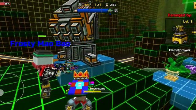 Pixel gun 3D Clan battle with frosty Mao Bao