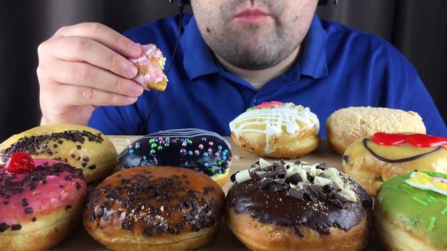 ASMR DUNKIN DONUTS EATING Eating Sounds Mukbang NO TALKING