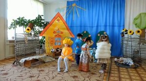 Спектакль в детском саду "Репка на новый лад".  Детский сад" Росинка" с.  Тарбагатай.
