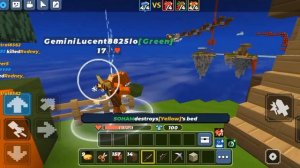 I Met @Alexander14 In Bedwars Classic Mode😳🗿 || BLOCKMAN GO