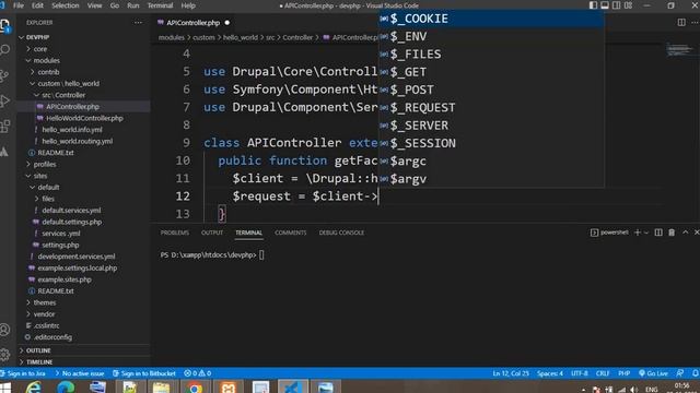 Call REST API using GET method in Drupal 9.