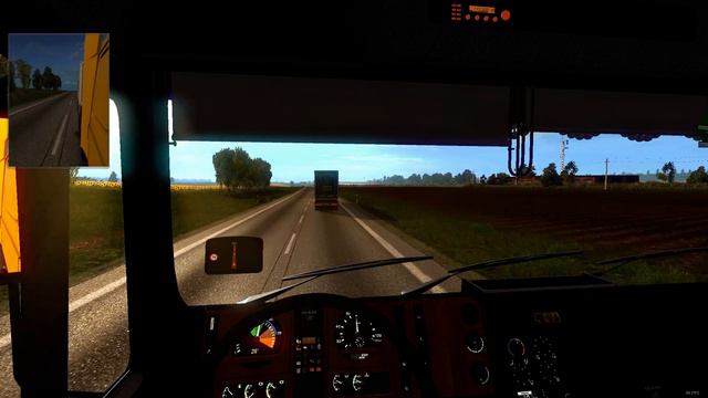 ETS 2 Рейс №14 MAN F2000 Поездка в Тулу RusMap 1.8 Руль Logitech Driving Force GT