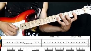 Michael Jackson Billie Jean Урок на гитаре