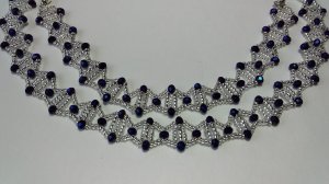 Бисероплетение. Рукоделие.Украшение из бисера. Ожерелье. Мастер класс. Пошаговый МК для начинающих.