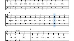 Ирмосы 4 глас (все партии)