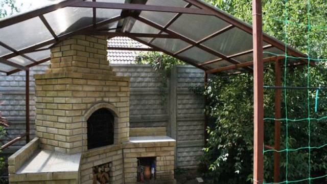 Навесы из поликарбоната для дачи смотреть онлайн