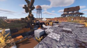 Minecraft Fallout Post-Apocalyptic Town and Bunker