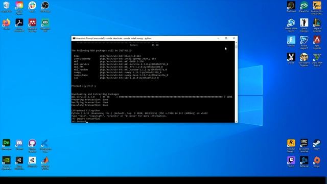 Tensorflow on AMD GPU with Windows 10