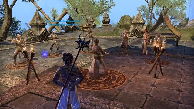 Martial arts training at the Temple of Two-Moons Dance