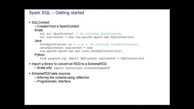Introduction into Apache Spark Libraries - Chapter 9 смотреть онлайн