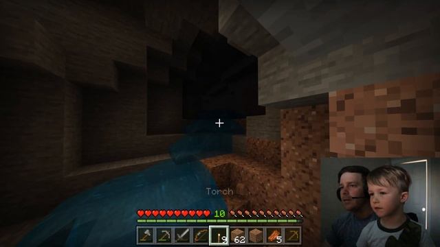 How far down can we dig | Minecraft family friendly survival смотреть онлайн