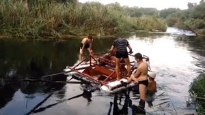 Первый спуск мини ГЭС "Практик" - The first launch of the mini Hydroelectric power plant “Practic"