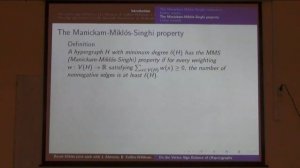 Dezso Miklos 'On the vertex sign balance of (hyper)graphs'