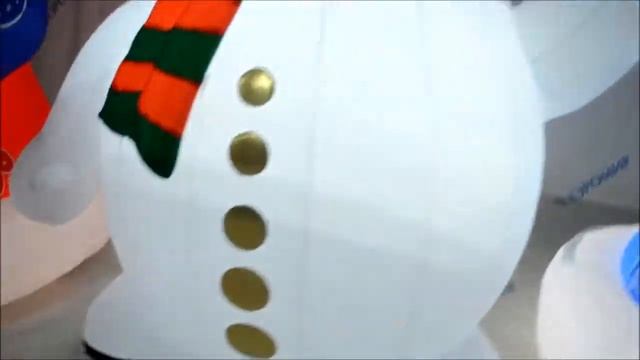 Надувные новогодние фигуры  Надувной Дед Мороз  Надувная снегурочка  Надувной Снеговик