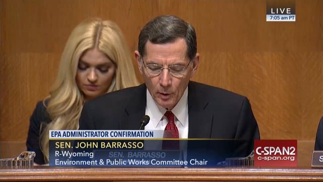 Chairman Barrasso's Opening Statement at Nomination Hearing for Attorney General Pruitt смотреть онлайн