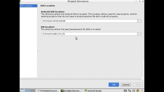 Set JDK location for Android Studio смотреть онлайн