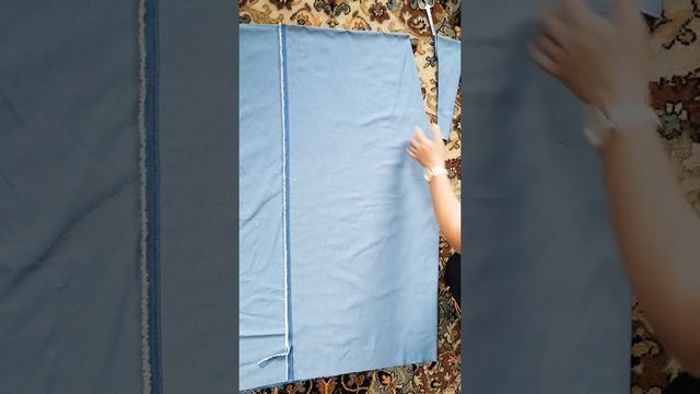 Юбка-брюки без выкройки на завязках смотреть онлайн